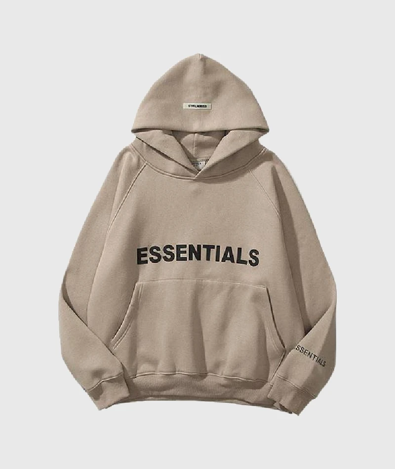 Essentials Oversized Hoodie Brown 1