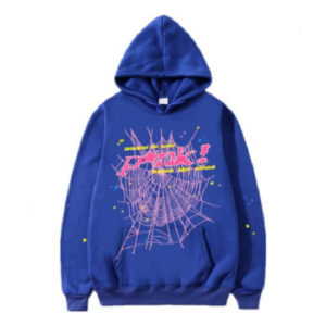 "Blue Sp5der Hoodie: Style & Comfort"