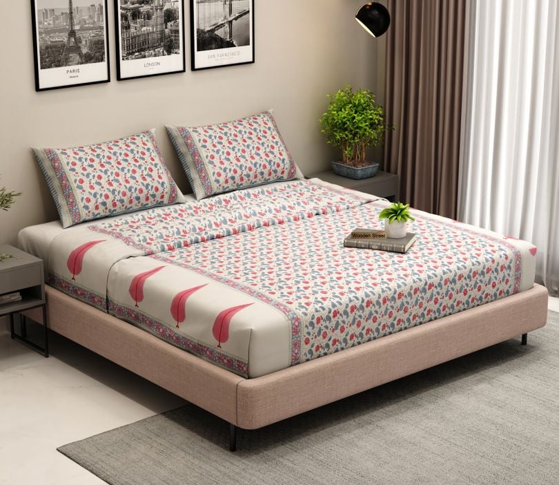 Bed Sheet by Wooden Street