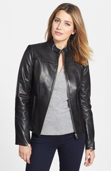 real leather jacket