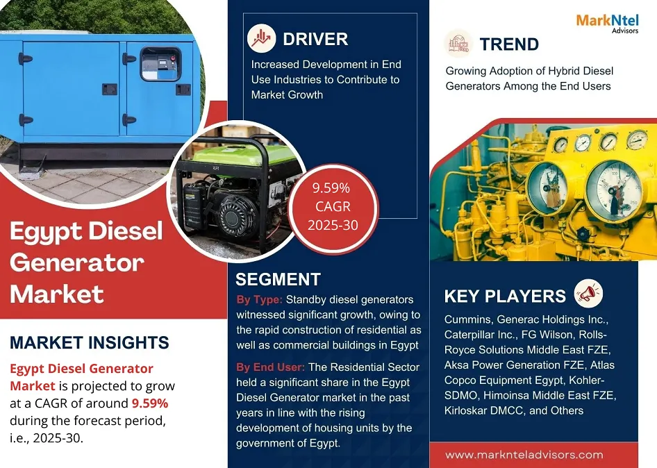 Egypt Diesel Generator Market Research Report Forecast 2025 2030