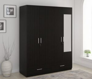 wardrobe with mirror