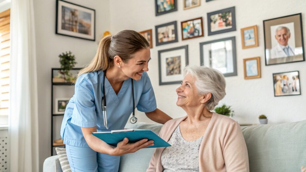home health care services provided to people