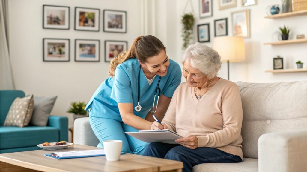 home health care services provided to people