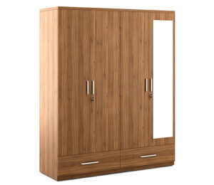 wardrobe with mirror