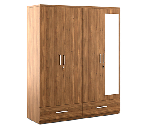 wardrobe with mirror