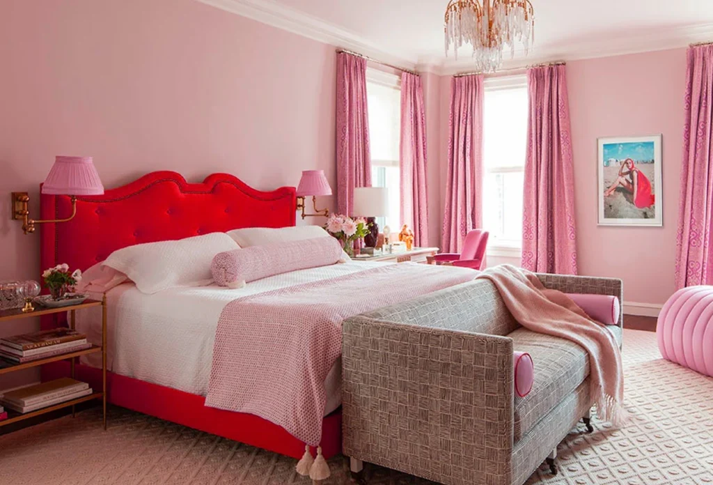 pink bedroom