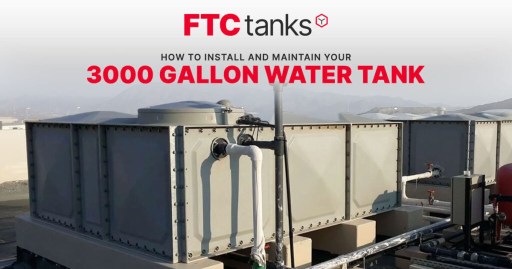 3000 Gallon Water Tank