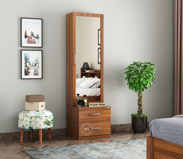 dressing table with mirror